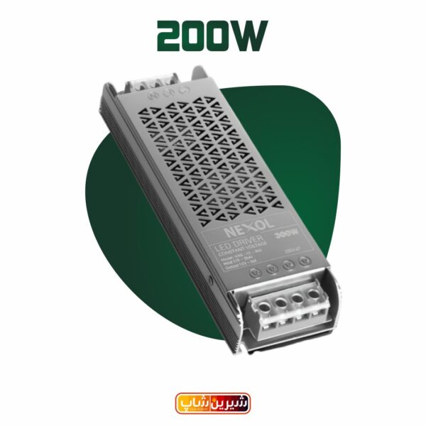 منبع تغذیه سویچینگ 200 وات 16.6 آمپر (جم) نکسول اسلیم